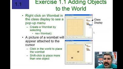 Greenfoot lesson 1 Part 1