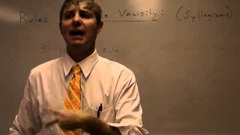 Rules Method to Test Categorical Syllogisms for Validity