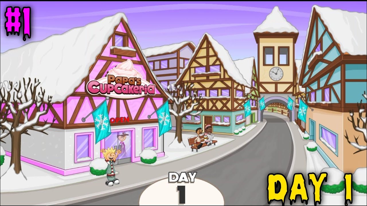 Cupcake Rau Papa's Cupcakeria HD Gameplay Day 1 And Tutorial ~ Part 1 - YouTube