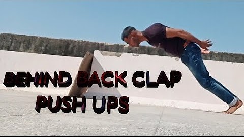 BEHIND BACK CLAP PUSH UPS ||  HOME Workout