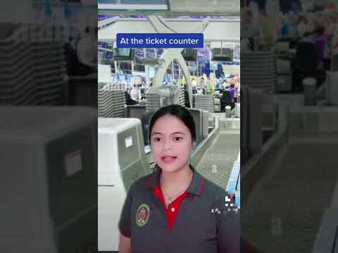 บทสนทนาสนามบิน At the ticket counter