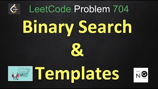 binary search | binary search template | binary search leetcode | leetcode 704