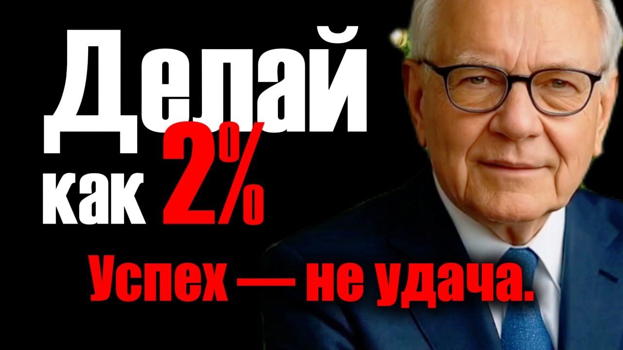 Вот почему только 2% добиваются успеха, а 98%   нет!