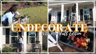 HALLOWEEN UNDECORATE WITH ME| FALL DECOR | JESS LIVING LIFE