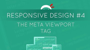 Responsive Web Design Tutorial #4 - The Viewport Tag