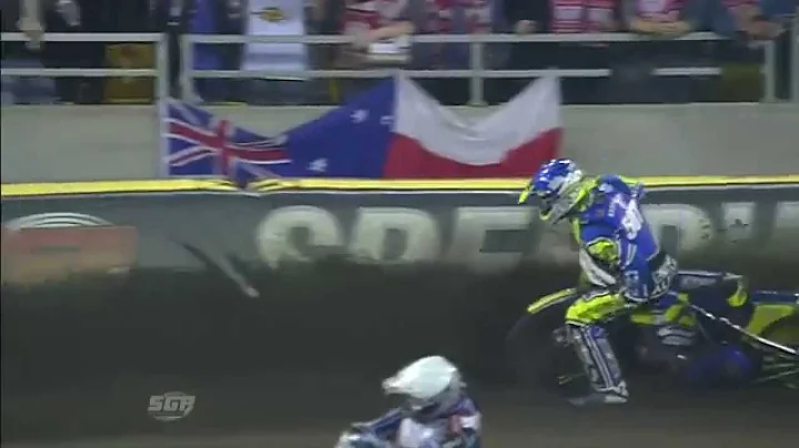 Epic fail Pedersen. Fall Krzysztof Kasprzak. Heat ...