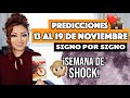 HORÓSCOPO SEMANAL: 13 al 19 DE NOVIEMBRE 🔮 SIGNO POR SIGNO