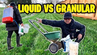 Granular vs Liquid Fertilizer ~Comparing the two~ New LIQUID IRON joins the crew