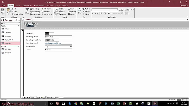 Multiple Table Forms in Microsoft Access