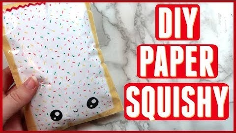 DIY Paper Squishy WITHOUT FOAM OR PAINT! Best way to make a paper squishy!