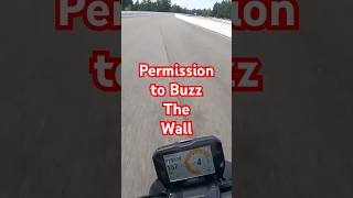 Buzzing the wall at 150mph #motorcycle #bikelife #racing @TheDucatiDads