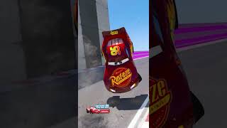 MCQUEEN CHAIN CRASH ON THE ARCADIUM TRACK #lightningmcqueen #lightningmcqueencrash #cars3crash