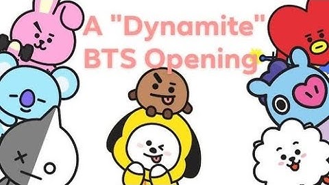 A "Dynamite"  BTS Funko Opening
