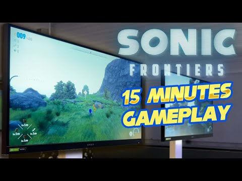 15 Minutes of Sonic Frontiers GAMEPLAY: Open-World, Cyberspace & More! (Gamescom Hands-On)