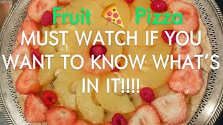 How to make Healthy Fruit Pizza For Breakfast easy