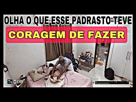 Câmeras flagram o que padrasto fez no quarto da enteada