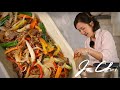 How to make traditional japchae  tips to cook noodles perfectly by chef jia choi