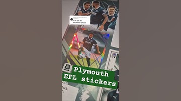 @PlymouthArgylefc EFL stickers from @panini and @theEFL #football #panini #efl #viral