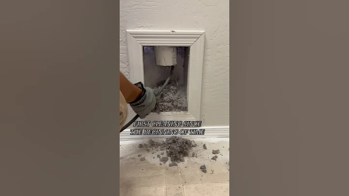 First Cleaning since the beginning of time. #oddlysatisfying #dryerventcleaning #vacuumtherapy