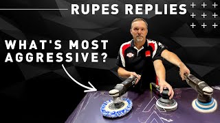 What's More Aggressive? Sanding or Multiple Compounding Passes? - [RUPES Replies Episode 030]
