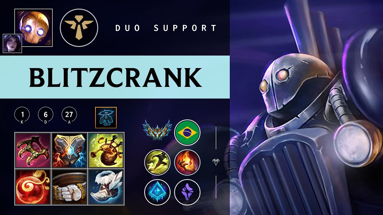 Blitzcrank Support vs Thresh - BR Challenger Patch 26.04