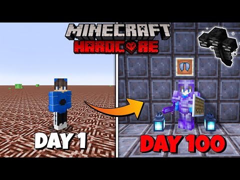 I Survived 100 Days In Ancient Debris Only World In Minecraft Hardcore | Hindi