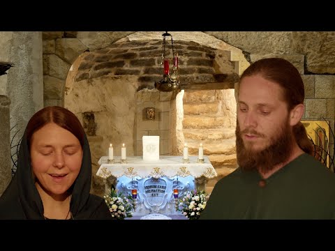 AVE MARIA - Gregorian Chant of the Annunciation (Video in NAZARETH)