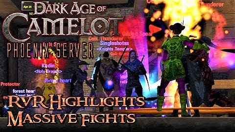 Dark Age of Camelot Phoenix RvR Zerg Albion VS Midgard VS Hibernia