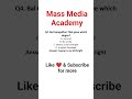 🎯 10 Most Important MCQs for UGC NET Journalism #ugcnet #journalism #masscommunication #pyq #study