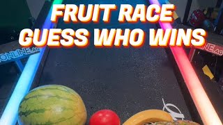 FRUIT RACE 🍎 GUESS WHO WINS CHALLENGE