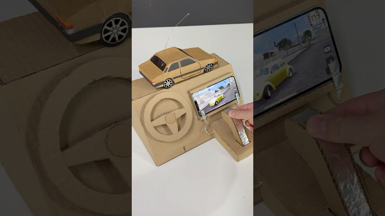Volante com câmbio de marcha para jogos de carro #shorts
