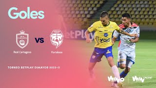 Real Cartagena vs. Fortaleza (Goles) | Torneo BetPlay Dimayor 2023-2 | Cuadrangulares - Fecha 3