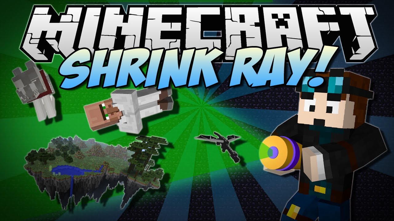 Minecraft Shrink Ray Shrink Enlarge And Move Entire Worlds Mod Showcase Domino By Van Morrison - retro shrink ray roblox