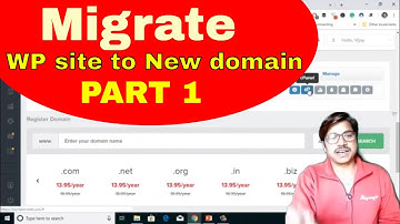 Video 25: How to Migrate WordPress site to new host Part 1