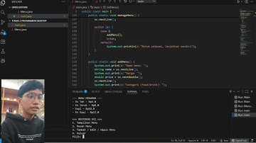 Tugas 2 Praktikum Pemrograman Berbasis Desktop - Program Aplikasi Restoran Java