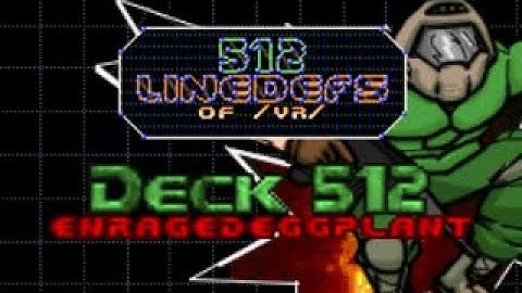 512 Linedefs of /vr/ MAP02 - "Deck 512" - UV-Max