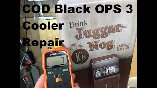 COD Black Ops 3 Juggernog Fridge Repair - fitting a new 9V power supply with soldering original plug