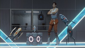 Walking on Sunshine [Light bridges!] - Portal 2 Animation short