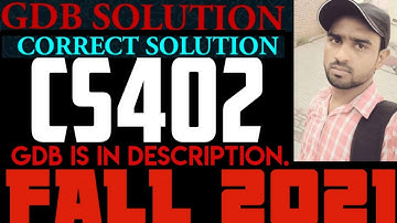CS402 GDB Solution fall 2021|CS402 GDB Solution 2022|CS402 GDB|cs402 gdb 1 2022|cs402 gdb fall 2021