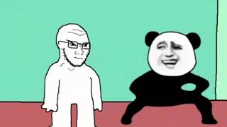 Wojak gets angry on chinese panda #viral #trending