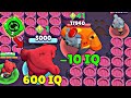 600 IQ Bear vs -10 IQ Koala in Brawl Stars! Wins & Fails #163