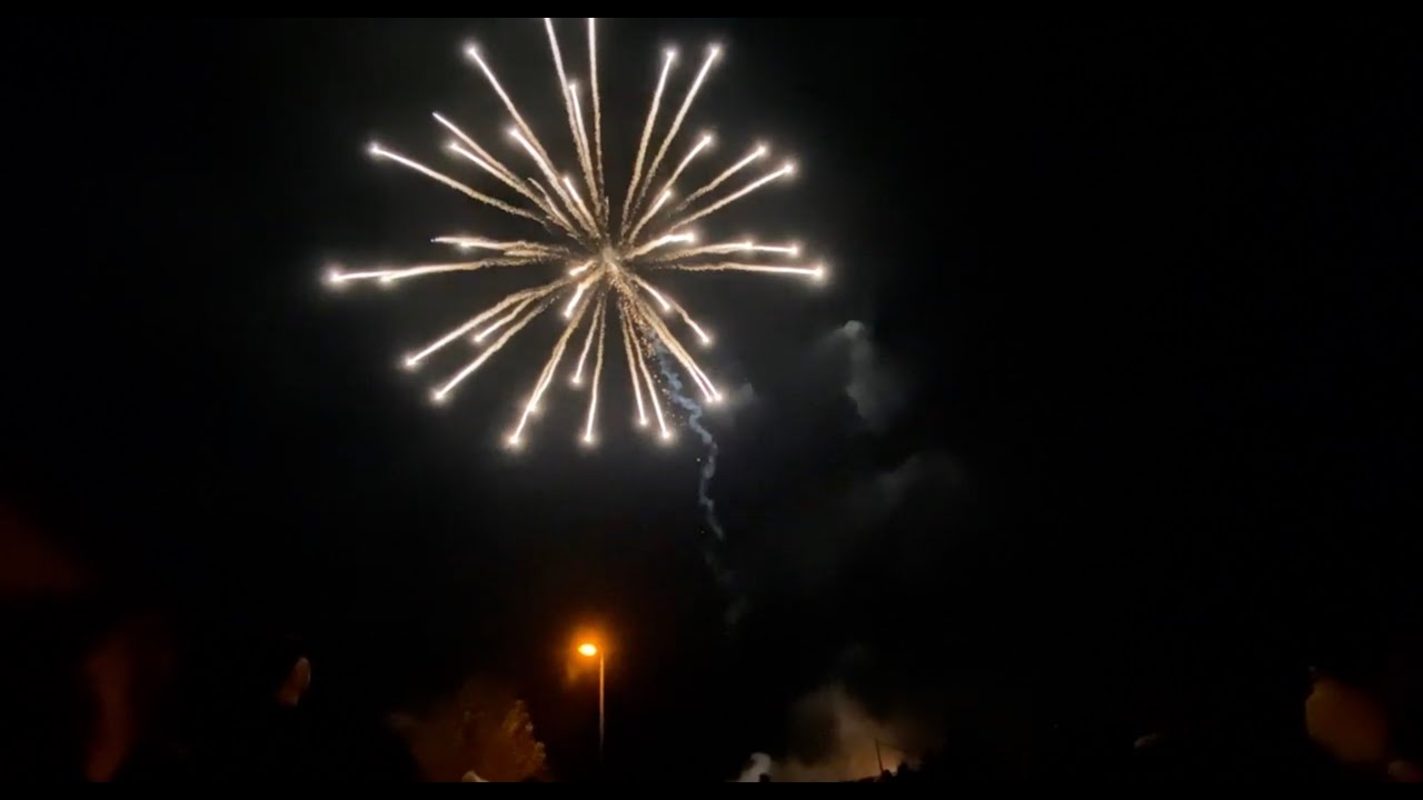 Bonfire night fireworks display 2025