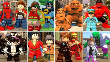 All Superhero and Super-Villain Transformations and Suit Ups in LEGO Videogames