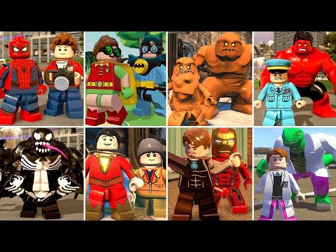 All Superhero and Super-Villain Transformations and Suit Ups in LEGO Videogames