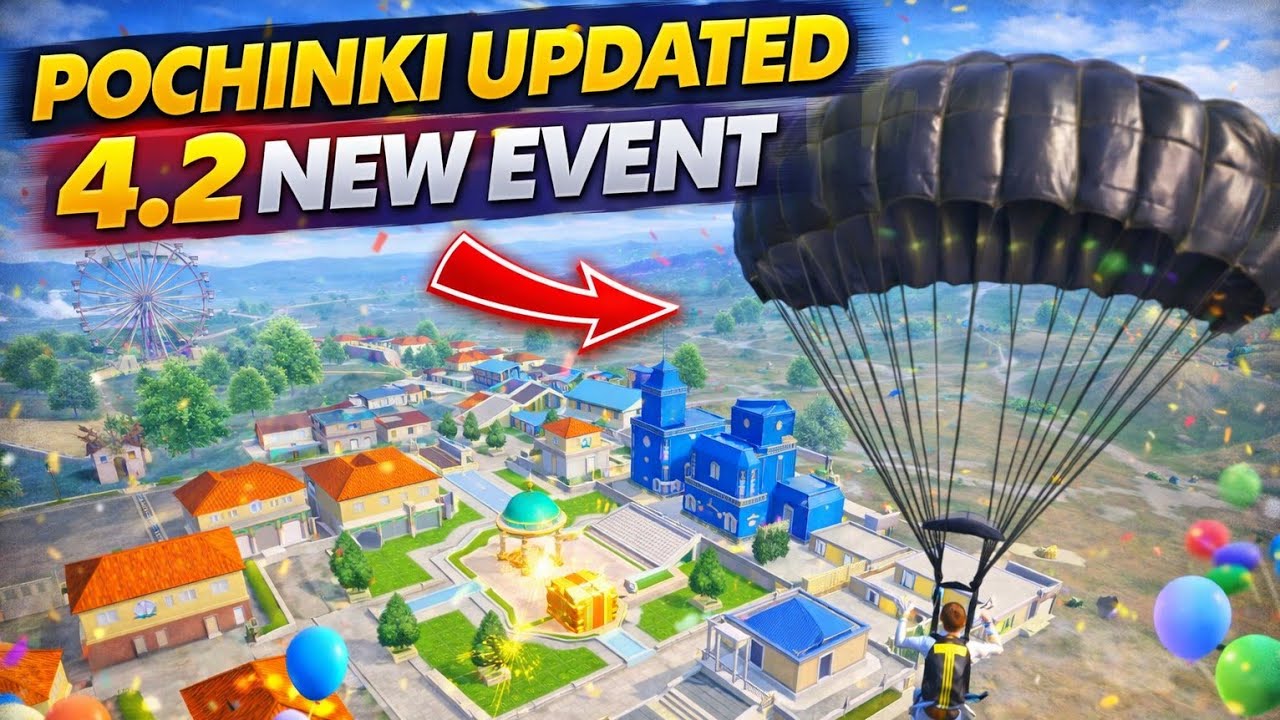 Pochinki Updated 🔥 BGMI 4.2 New Event Gameplay | Hot Drop Chaos 2026