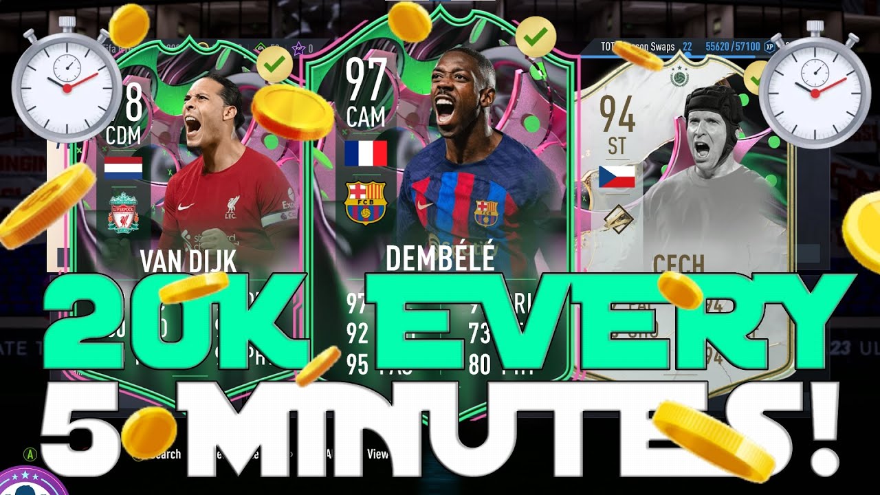20K EVERY 5 MINS FIFA 23 BEST TRADING METHODS 💰 (FIFA 23 SNIPING ...