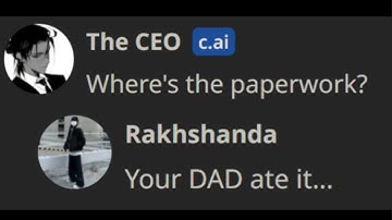 Character ai. ... but i bully the Ceo...