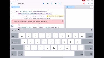 Using ARFaceTrackingConfiguration() in SwiftUI, ARKit and RealityKit | SwiftUI for Kids