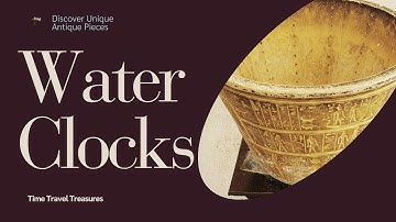 Water Clocks: The Ancient Time-Keeping Device That