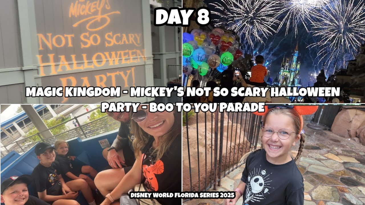 ДЕНЬ 8 — ВОЛШЕБНОЕ КОРОЛЕВСТВО ДИСНЕЙ — ВЕЧЕРИНКА НА ХЭЛЛОУИН «МИККИ НЕ ТАК СТРАШНО» — ПАРАД «БУУ...